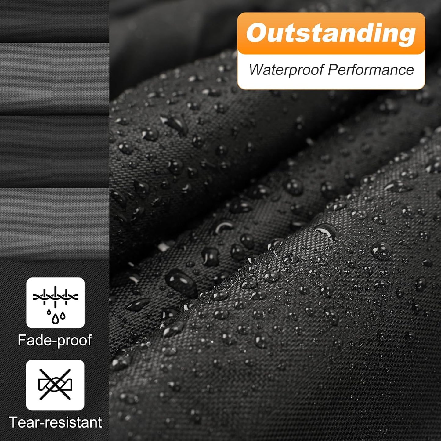 QUNSUNUS Waterproof Car Cover for Ford Galaxie 500/XL/Starliner/Fairlane Sedan/Coupe/Hardtop 2/4 Door, Outdoor Car Covers Wind, Sun, UV and Dust Protection