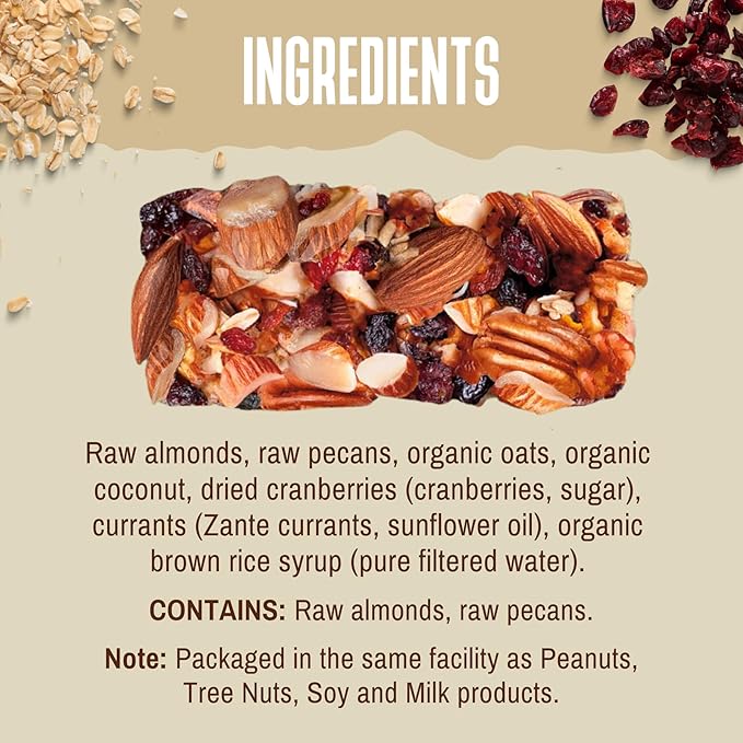 ToYou Chewy Fruit and Nut Bars - Healthy Protein Snacks | Granola Bar - 1.41 Ounce (Pack of 12) | Soft Chewy, Vegan, Fiber-packed Granola Bars for Adults and Kids, Made with Natural Ingredients