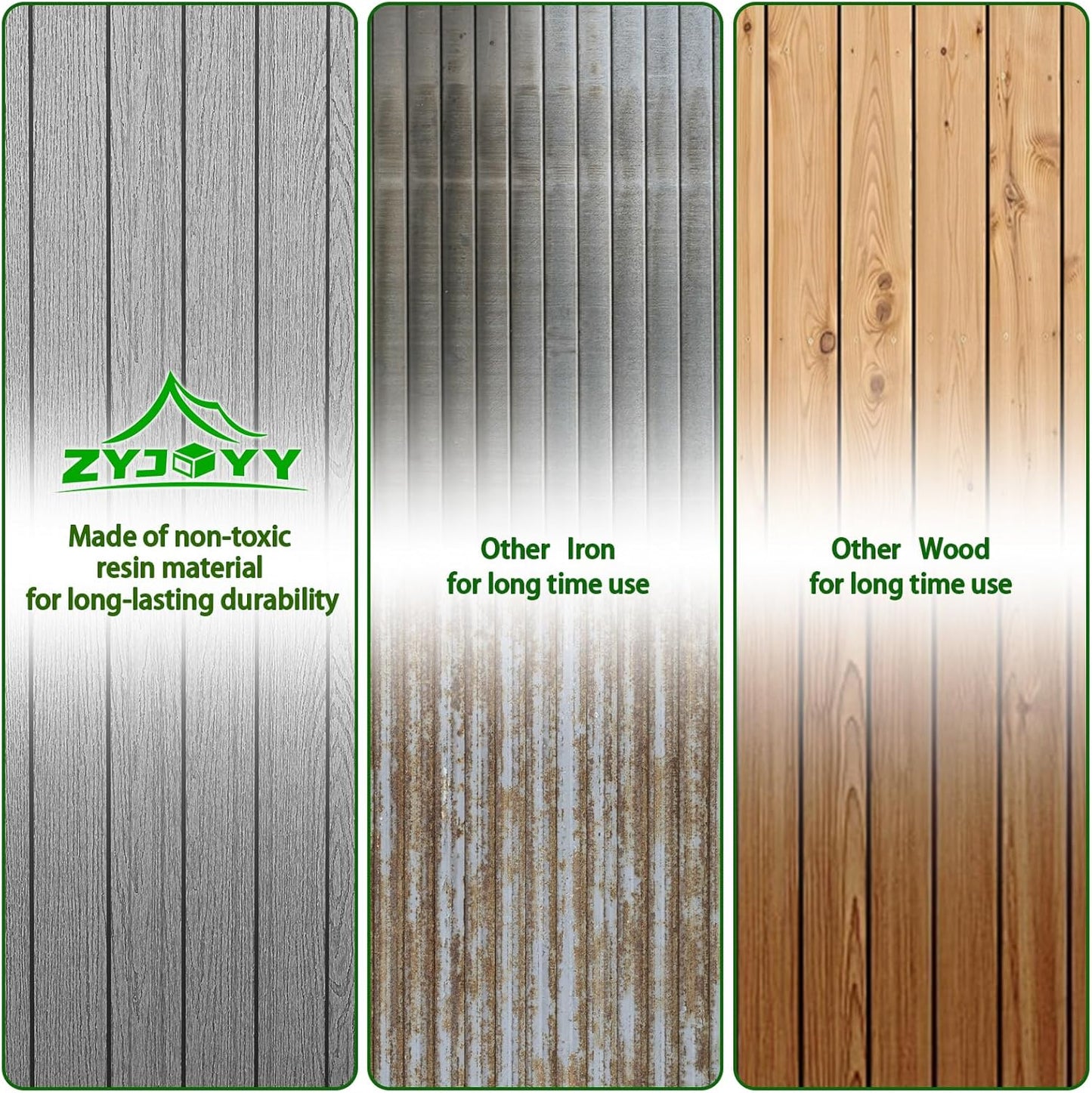 6x4 FT Resin Storage Shed,Lockable Door, and Vents for Garden, Backyard, Patio, Lawn,Grey Black