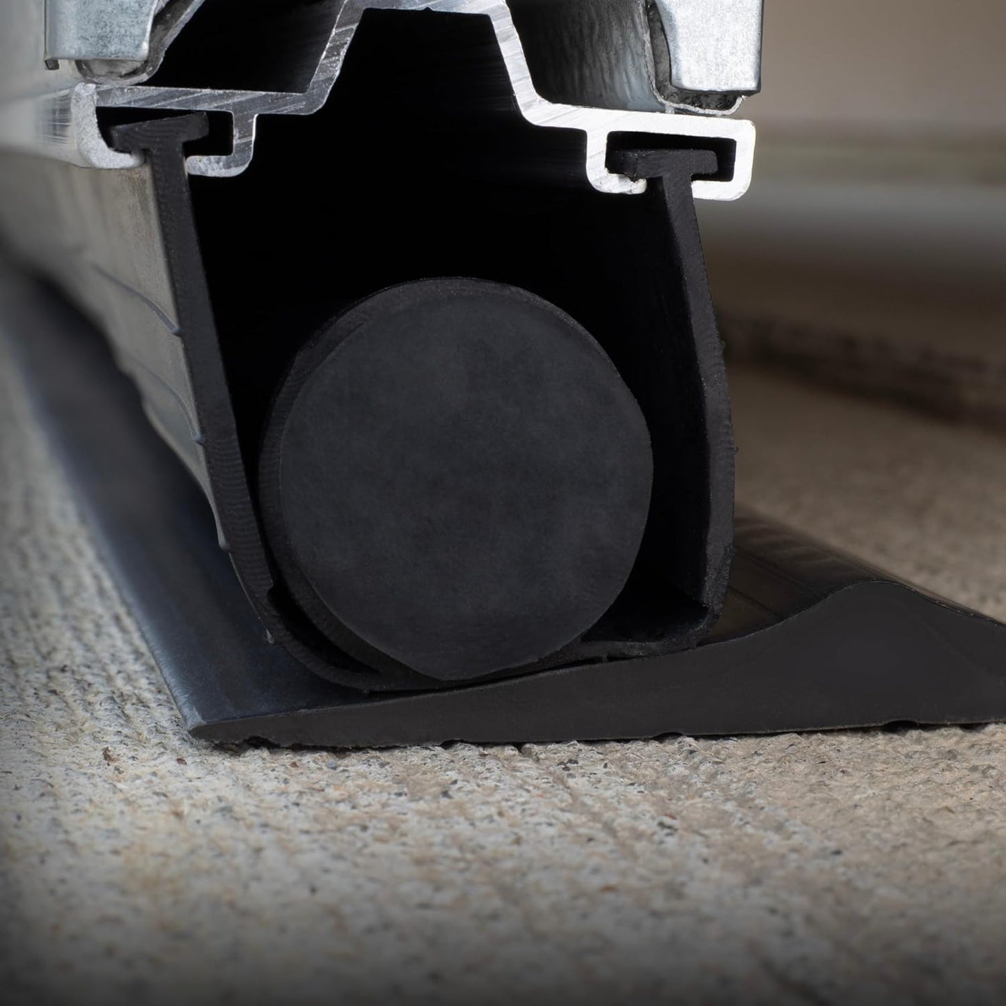 Storm Shield® 20’ Garage Door Threshold Seal – Industrial PVC Strip for Aircraft Hangars, Farm Storage, Vehicle Bays – Flame Resistant, Chemical, Weatherproof Garage Door Insulation – Epoxy Adhesive