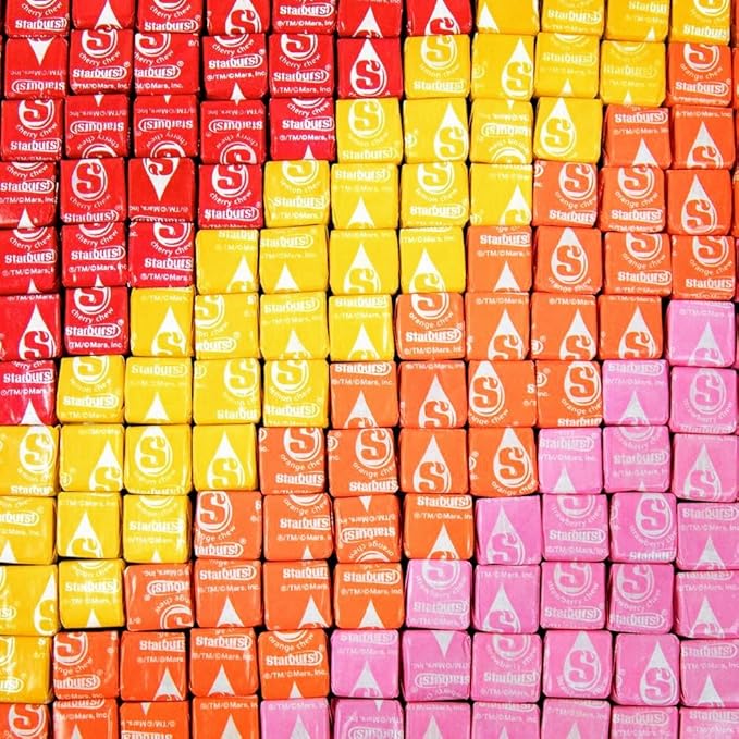 ASSORTIT X Starburst Collab Assorted Flavors Fresh Candy Bulk Wholesale Value Party Size Pack- 7.05 Pound (112.9 Ounce) (Individual Wrap Packaging Might Vary)