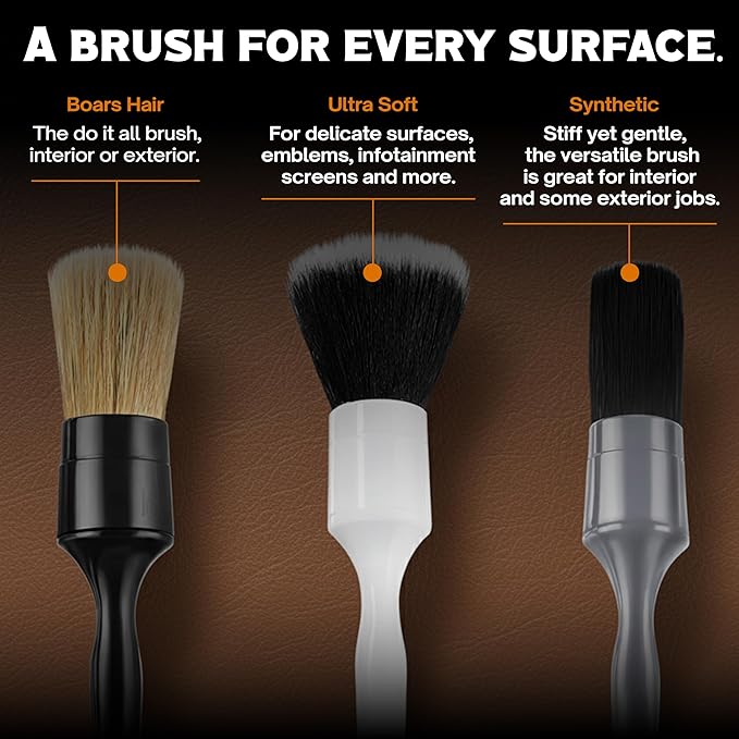 Detailing Brushes 6 Pack