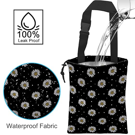 Car Garbage Bag Hanging Car Trash Can for Back Seat with Drawstring
