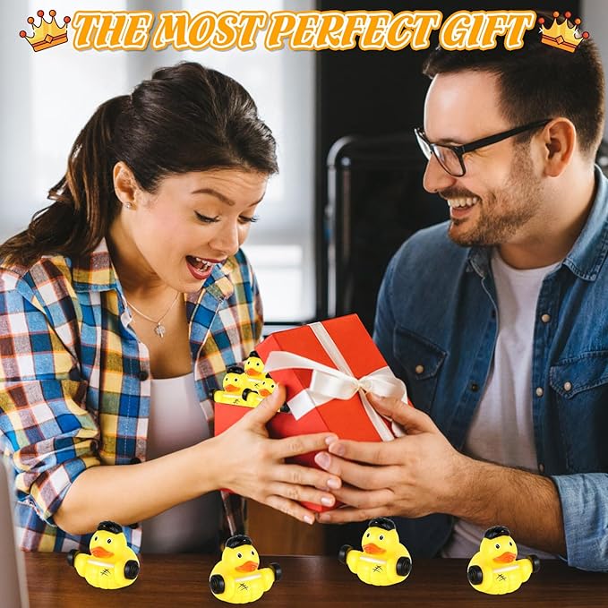 BOZILY Muscular Rubber Duck, Funny Rubber Ducks for Car Dashboard Decorations, Weightlifting Novelty Gift for Gym Lovers, Fitness Enthusiasts, Bodybuilders