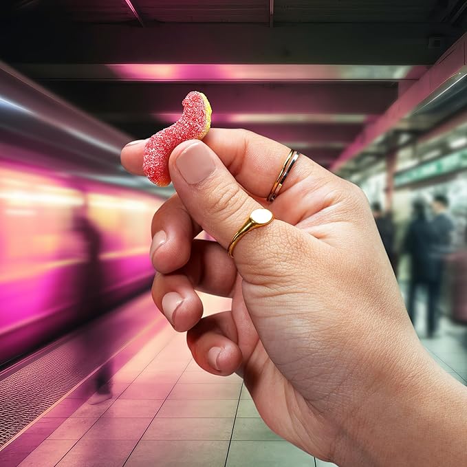 Trolli Sour Brite Duo Crawlers Candy, 3 Ounce Bags (Pack of 12)