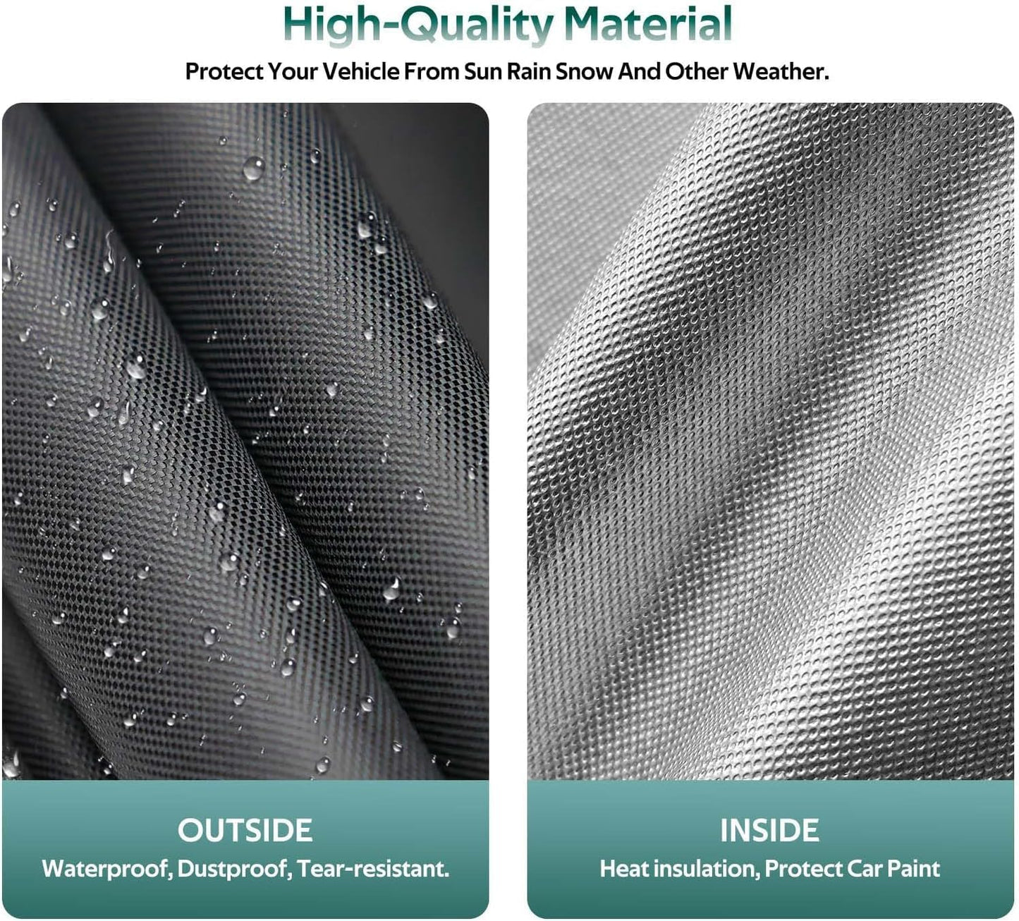 SUV Car Cover Custom Fit for Subaru Outback(1994-2025), Waterproof All Weather for Automobiles, Outdoor Full Cover with Windproof Clip Straps