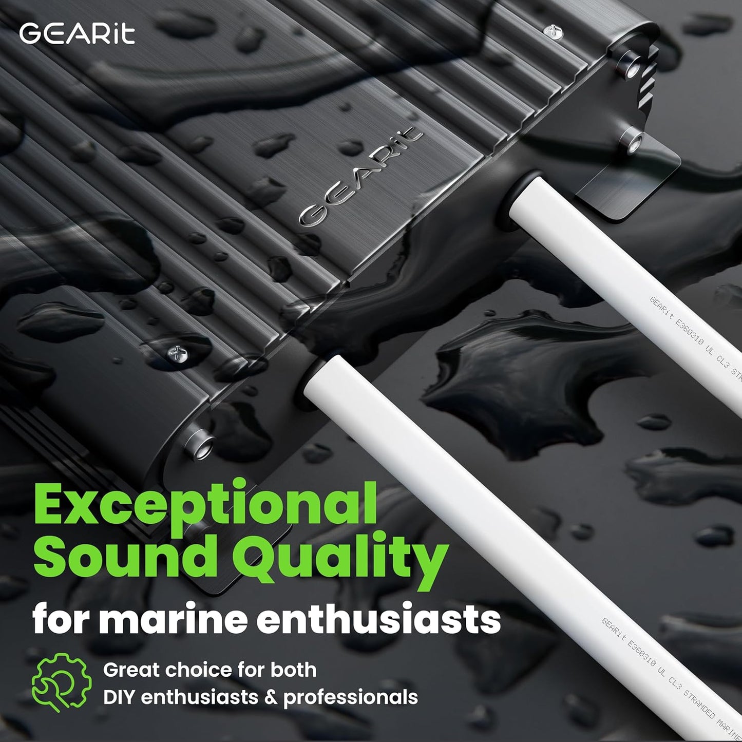 GEARit 14 Gauge Marine Wire, 14/2 AWG (50ft) Marine Grade Tinned Copper Oxygen Free, Duplex 2-Conductor Insulated Red & Black Electrical Cable for Boat, Automotive, RV, Camper, Trailer