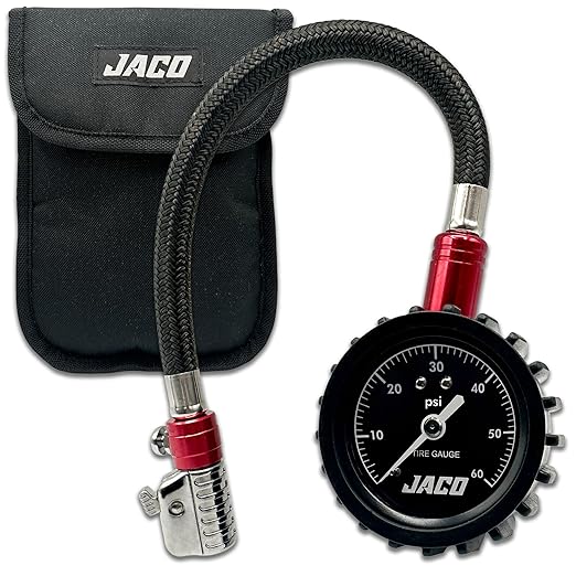 JACO ElitePro-X Tire Pressure Gauge with Lightning Chuck (60 PSI)