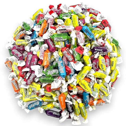 Totsie Fruities Assorted Fruity Flavored Chewy Candy-1.5 lbs of 10 Mixed Flavors Individually Wrapped, Fruit Chews, Gluten and Peanut Free, Ultimate Variety(24 oz)