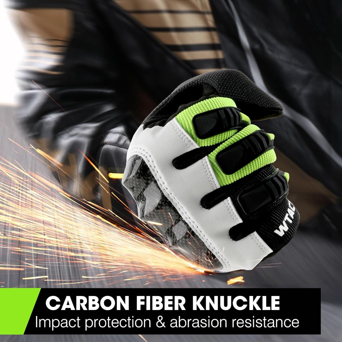 WTACTFUL Lightweight Motorcycle Gloves for Men, Touchscreen Summer Breathable Gloves for Motocross Casual Riding