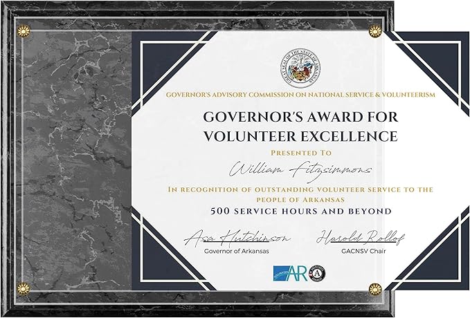 SHOP AWARDS AND GIFTS 8.5 x 11 Certificate Frame Holder, Slide in Wall Plaque Display, 10.5 x 13 Inch Board, Black