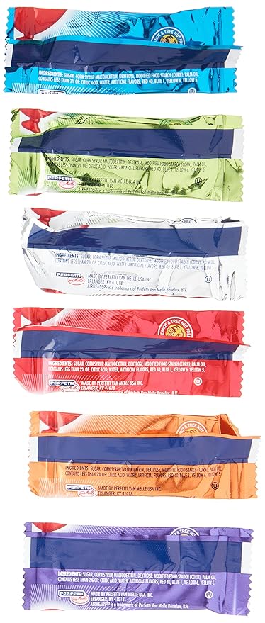 Airheads Mini Bars, Halloween Trick or Treat Candy, Assorted Flavors Variety Pack, Individually Wrapped Bulk Candy for Adults & Kids, Non-Melting, Party, 25 Pound Box
