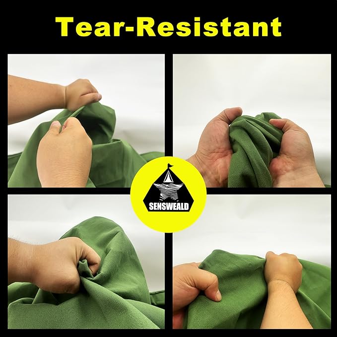 Large Canvas Tarp 10x20 Feet 16oz Extra Heavy Duty Green Cover with Grommets, Tearproof, Durable, Water-Resistant Canvas Tarp Cover for Woodpile,Roof,Camping,Industrial Use