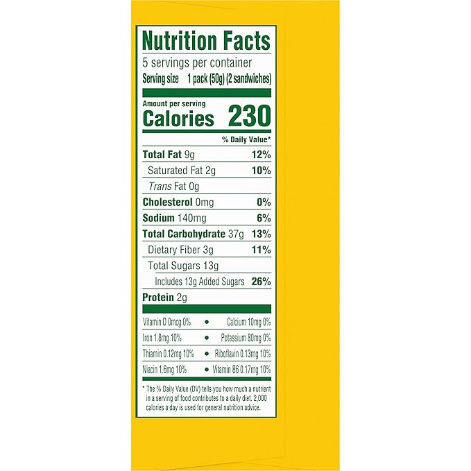 belVita Breakfast Bar Biscuit Sandwiches, Cinnamon Brown Sugar with Vanilla Creme, 30 Total Packs, 6 Boxes (2 Biscuits Per Pack)