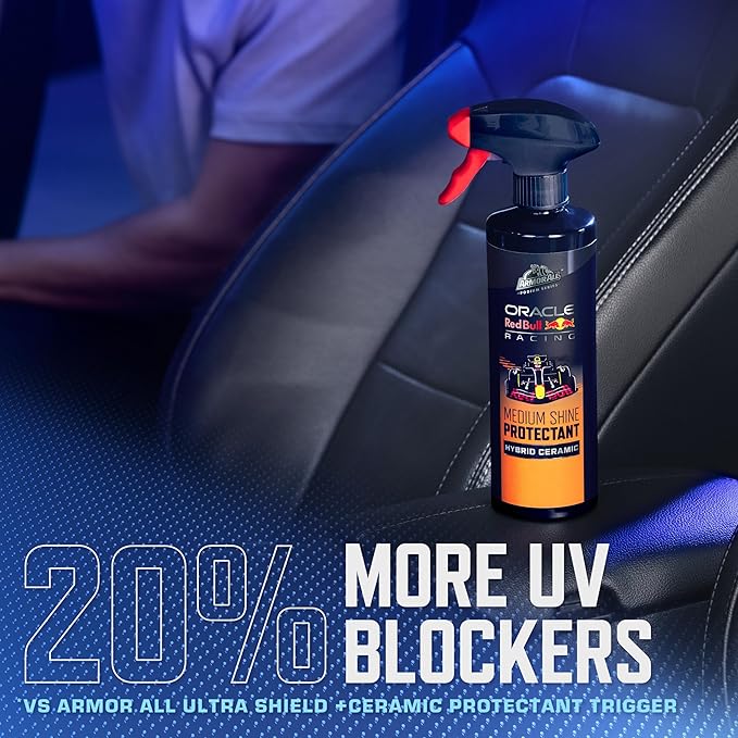 Armor All Podium Series Hybrid Ceramic Medium Shine Protectant Spray, 16 fl oz, Car Interior Protectant Developed in Collaboration with Oracle Red Bull Racing