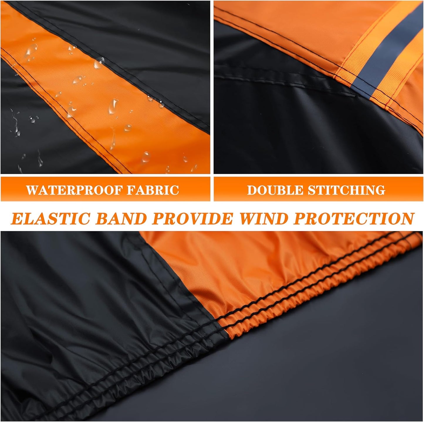 in Full Exterior Car Cover All Weather, Waterproof，UV Resistant, Dustproof, and Snowproof Fit Audi e-tron GT,BMW 3/5 Series,Dodge Challenger/Charger etc.Size C5