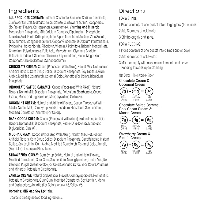 WonderSlim Meal Replacement Shake, Variety Pack, 15g Protein, 24 Vitamins & Minerals, Gluten Free (7ct)