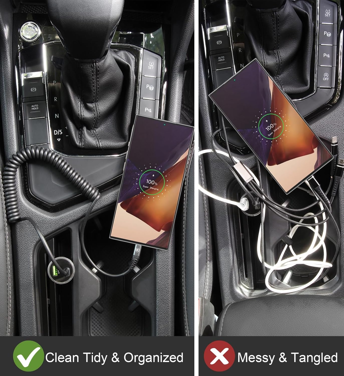 USB C to USB C Cable 6ft, 2Pack Coiled Charger for Car, Type C Fast Charging for iPhone 16/15/Plus/Pro/Pro Max/MacBook Pro 2020/iPad Pro 2020/iPad Air 4/Samsung Galaxy S23