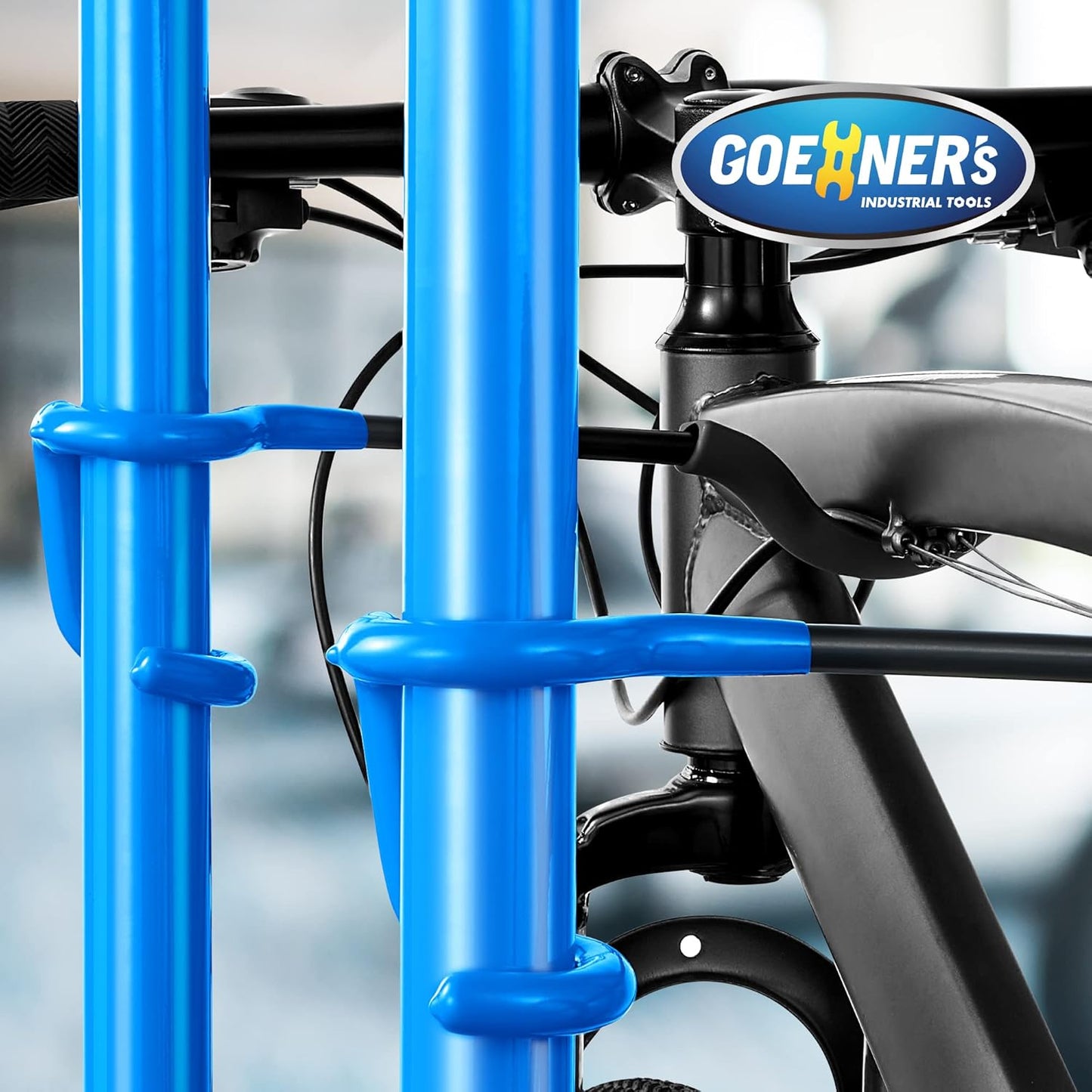 4 Bike Storage Rack Garage(Max 240lbs), Freestanding Gravity Bicycle Rack with Fully Adjustable Arms, Drill-free, Vertical Bike Floor Stand for Indoor Storage, Suitable for Any Bike Styles