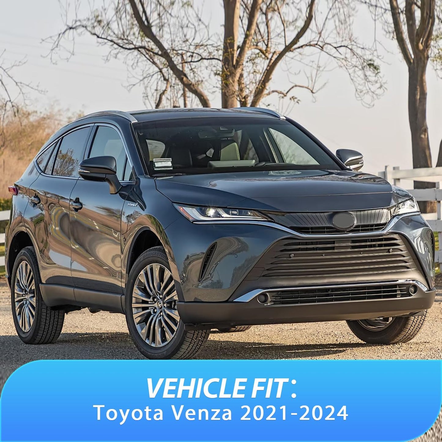 Nilight Vent Window Visors for Toyota Venza 2021 2022 2023 2024 2025, in-Channel Rain Guards, Original Window Deflectors-4PCS