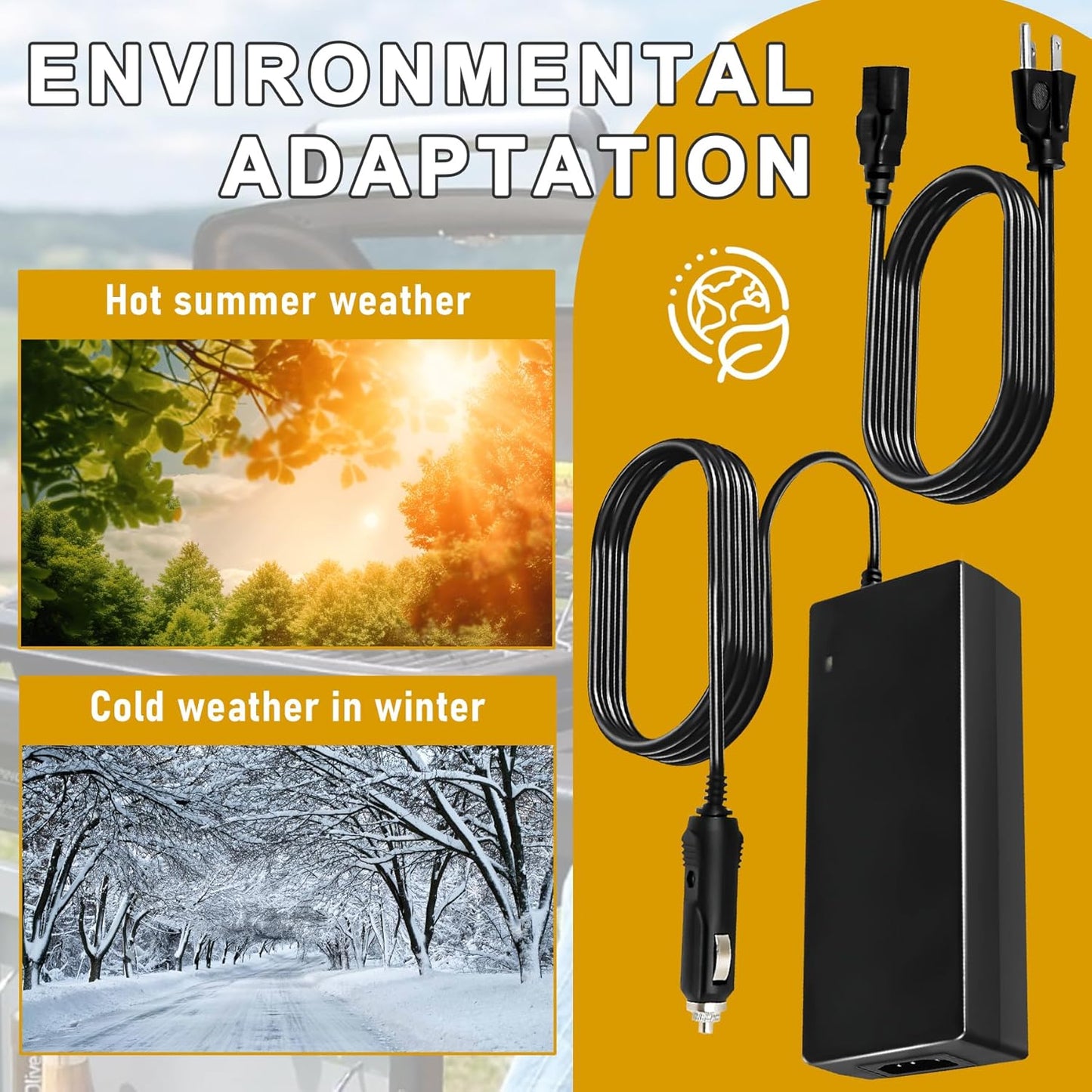 12V 10A Car Cigarette Lighter Power Adapter - Compatible with GMG Davy Crockett, Trek, Ledge, Peak Grills - Fits GMGADP10A GMG-ADP10A Models - Replacement Cord P-1266 P-1295 P-1283 P-1235