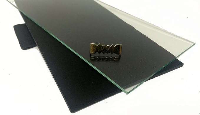 Creative Picture Frames 4-6X11Bk-W Black Business License Frames With Mat To Hold 3.5 By 8.5 Inch Self Standing Easel