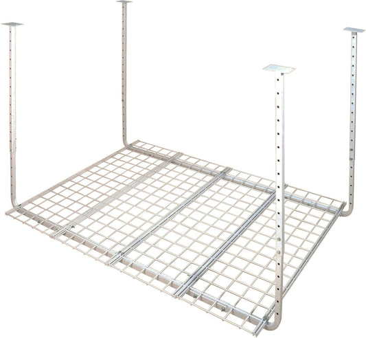 Ceiling Mounted Adjustable Shelf in White