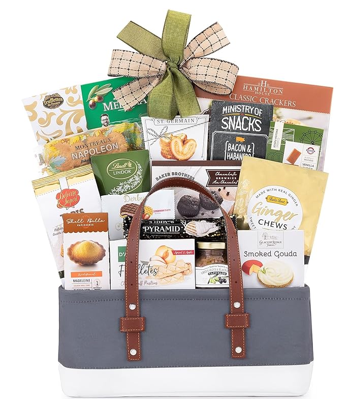 Wine Country Gift Baskets The Connoisseur Gourmet Gift Basket Food Gift Basket for Families College Students Appreciation Thank You Congratulations Get Well Soon Care Package