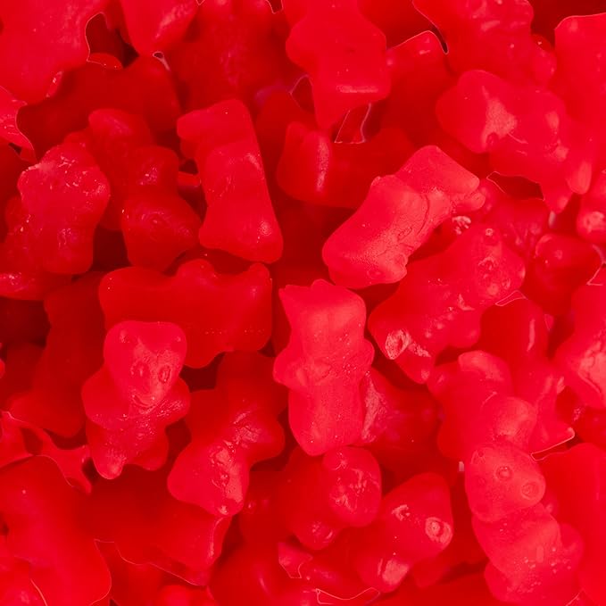 5 lb Bulk Gummy Candy Box – Includes Gummi Bears, Cinnamon Bears, Sour Gummy Worms, and Gummi Peach Rings – Fun Variety Mix for Candy Buffets, Parties, Snacking & Gifting