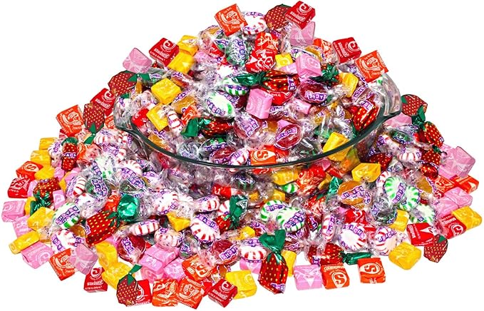 ASSORTIT X Starburst Collab Holiday Bulk Special Assorted Starbursts & Hostess Mix Fruit Pops 9.75 Lb Bulk Soft Chewy & Hard Candy Mixed Assortment Value Pack 700 Pcs (140 oz)