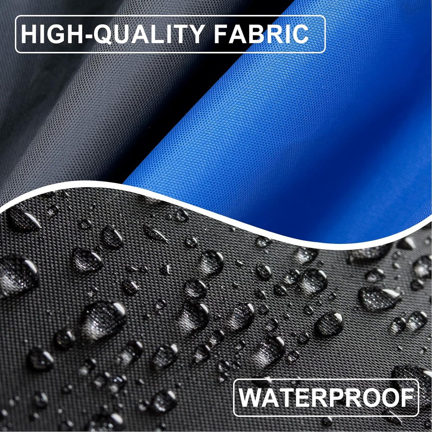 SUV Car Cover Waterproof All Weather for Automobiles, Full Exterior Covers for Jeep (191-201 inch) Universal Fit for Jeep Grand Cherokee, Ford Explorer, etc. Rain Winter Sun Snow Protection.