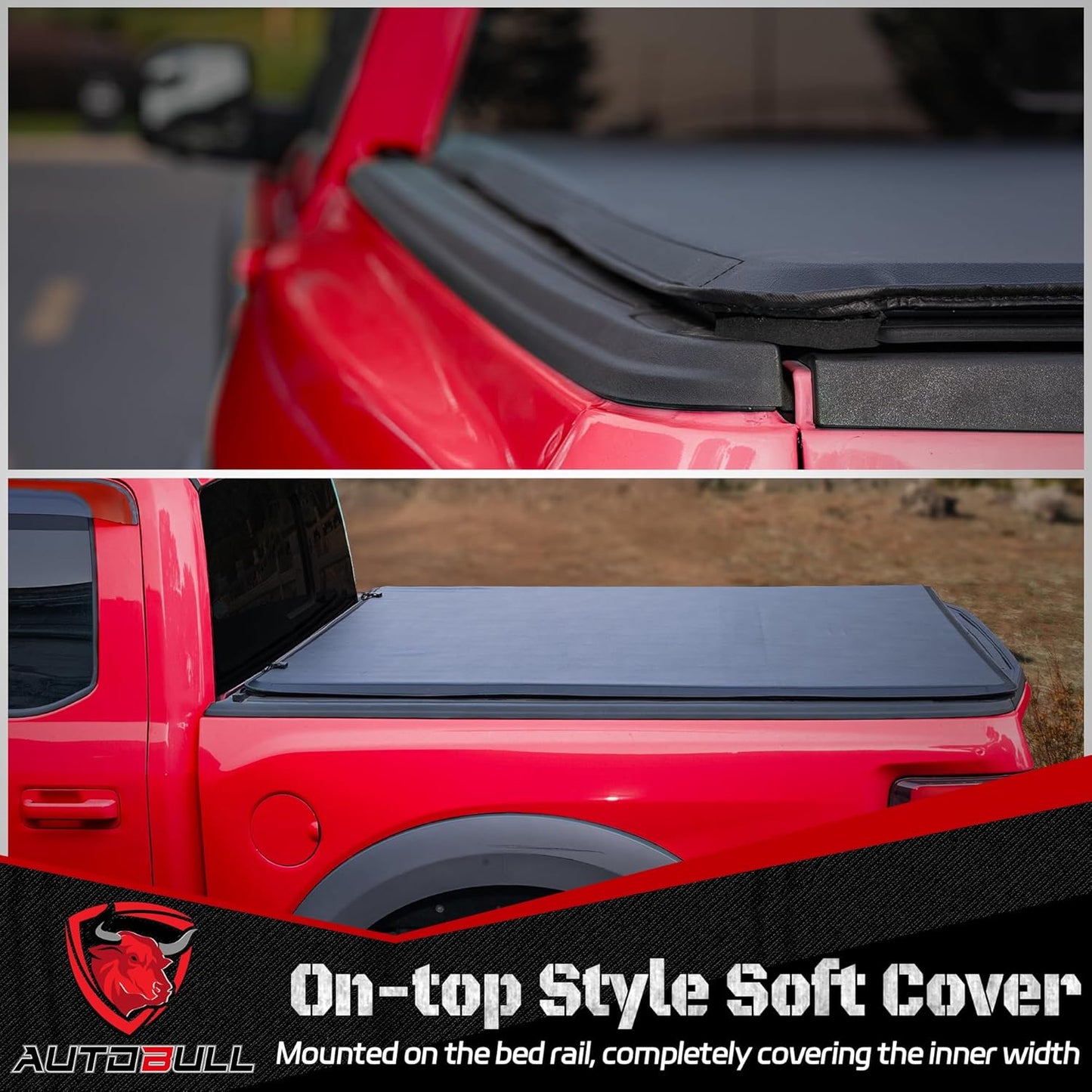 Soft Tri Fold Tonneau Cover Compatible with 2007-2021 Toyota Tundra(Excl. Trail Edition) 5.5ft Bed (66.7"), Vinly Top Alloy Steel Structure