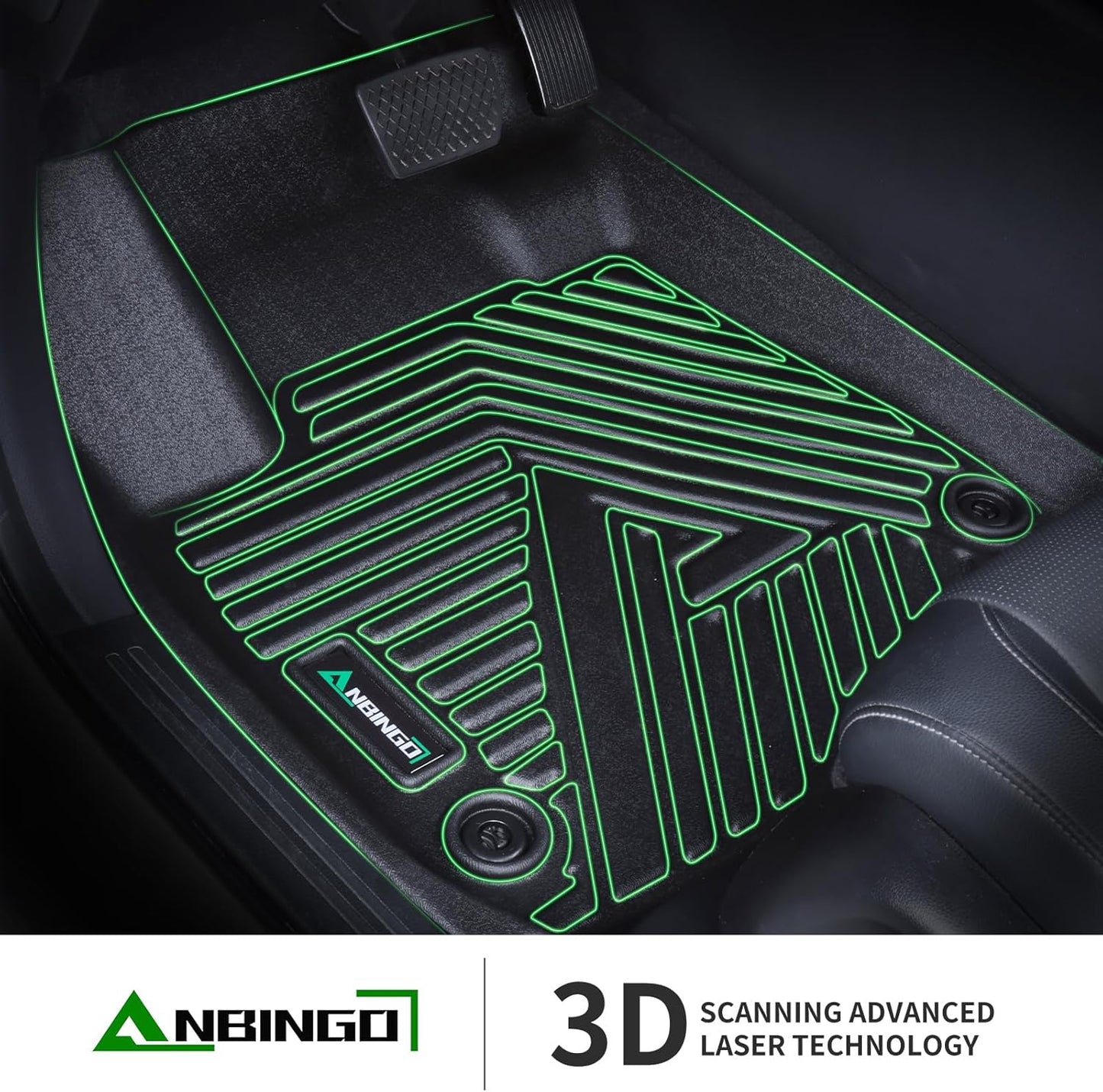 ANBINGO® Floor Mats & Cargo Liner Set for 2024 2025 2026 Chevy Trax LS | 1RS | LT | 2RS | ACTIV & 2024 2025 2026 Envista | Preferred | Sport Touring | Avenir -Full Set