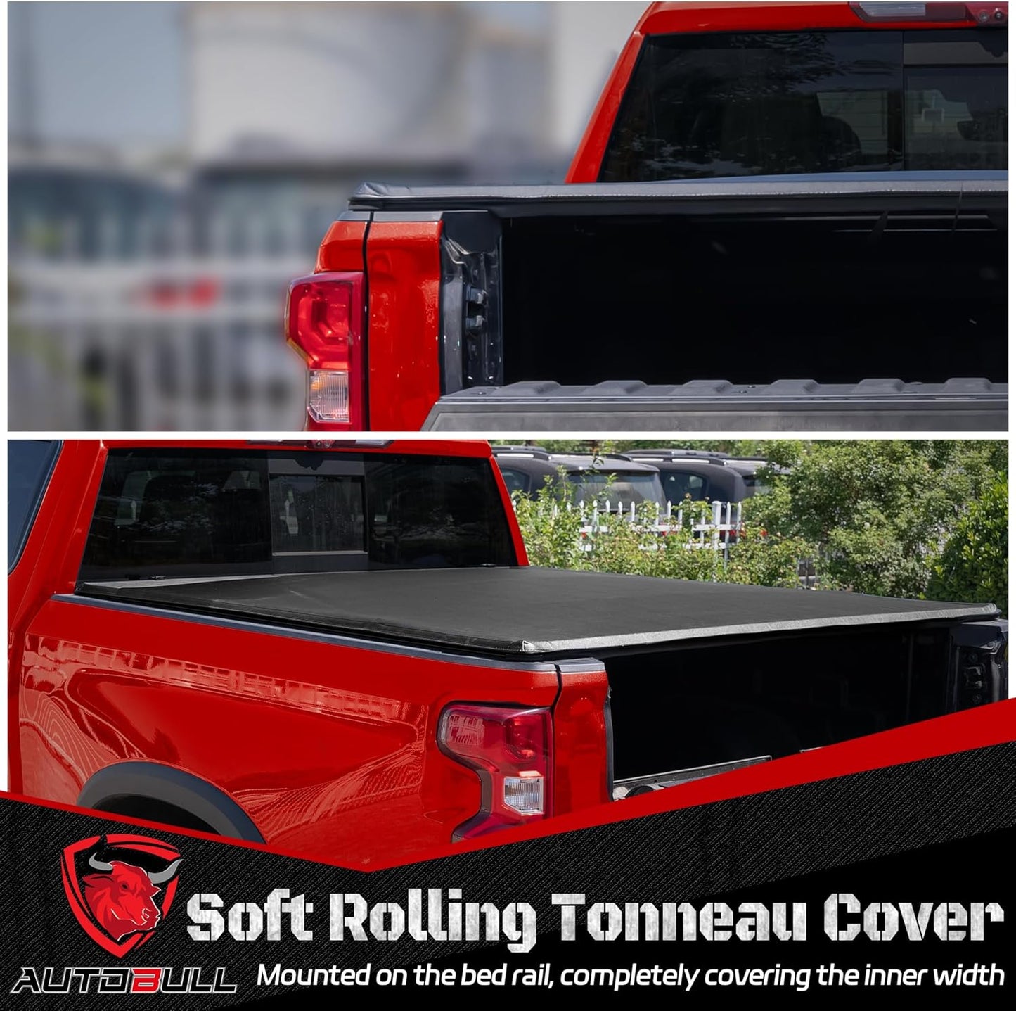 Soft Roll-up tonneau Cover Compatible with 2022-2025 Toyota Tundra 5.5ft Bed, PVC Top Alloy Steel Structure
