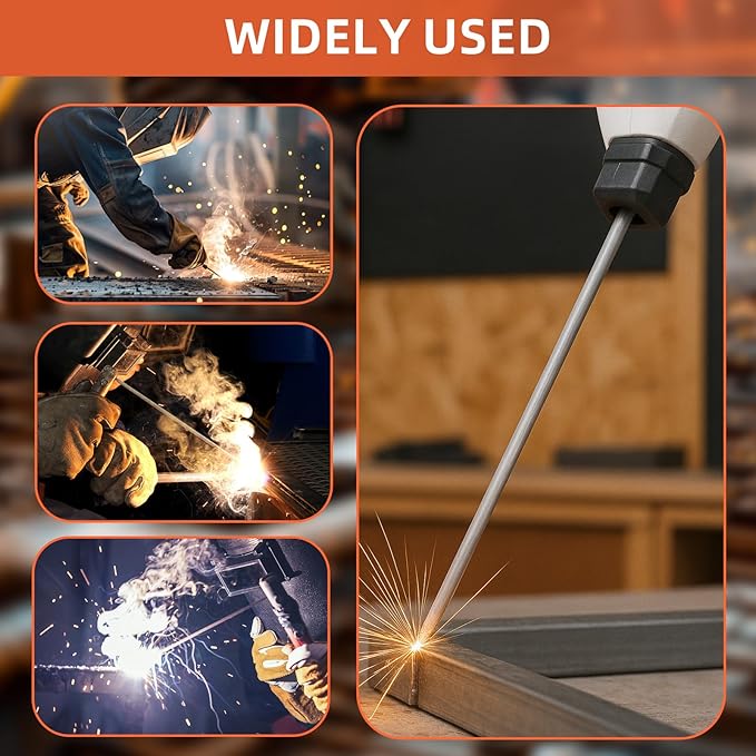 E7018 Welding Rods 3/32" 4.4LB - Carbon Steel Stick Electrodes with Low Spatter & Easy Slag Removal for ARC Welding, Home Repair, Construction
