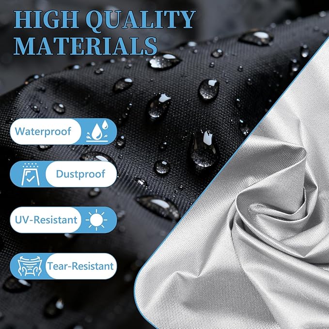 COSHNIBI Welding Cart Cover,Heavy Duty 3 Layers Welder Cart Covers,Suitable for Tig Mig Welder Carts & Plasma Cutter Rolling Welding Carts,37" L x 18" W x 47" H(Cover Only)