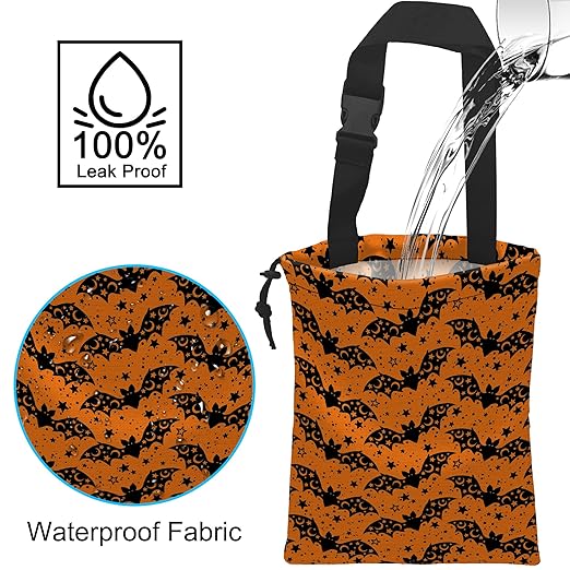 Car Trash Can Waterproof Garbage Bag Hanging for Car Back Seat