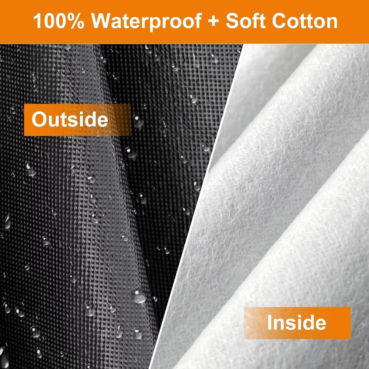 Kayme Truck Cover Custom Fit Chevrolet Silverado 2500HD(2007-2014) Extended Cab LB. Full Exterior Heavy Duty Outdoor Pickup Truck Car Cover Waterproof All Weather.Car Tarp for Sun Dust Protection.