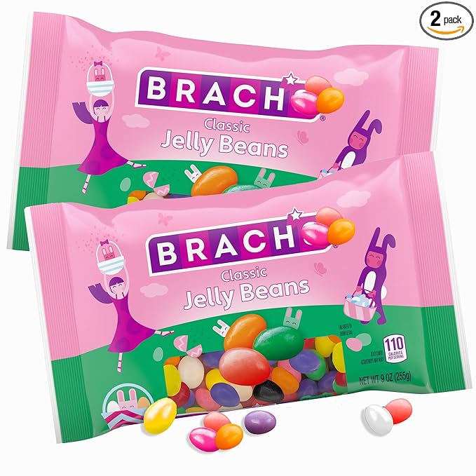 Assored Classic Jelly Beans 2 Pack - Fruity Flavored JellyBeans For Parties, Candy Buffet, Snacks and Treats - 9oz Bags