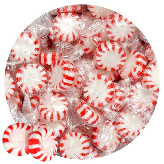 Arcor Starlight Peppermint Candy, 1 Pound Bulk Hard Candy (Approx. 75 pcs.), Individually Wrapped Peppermint, Starlight Mints