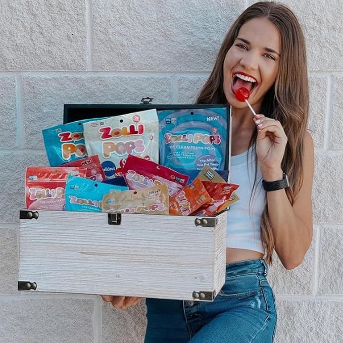 Zollipops Clean Teeth Lollipops, Anti-Cavity, Sugar-Free Candy in Assorted Flavors - Great for Kids, Diabetics, and Keto Diet, 126 Count, 29 oz