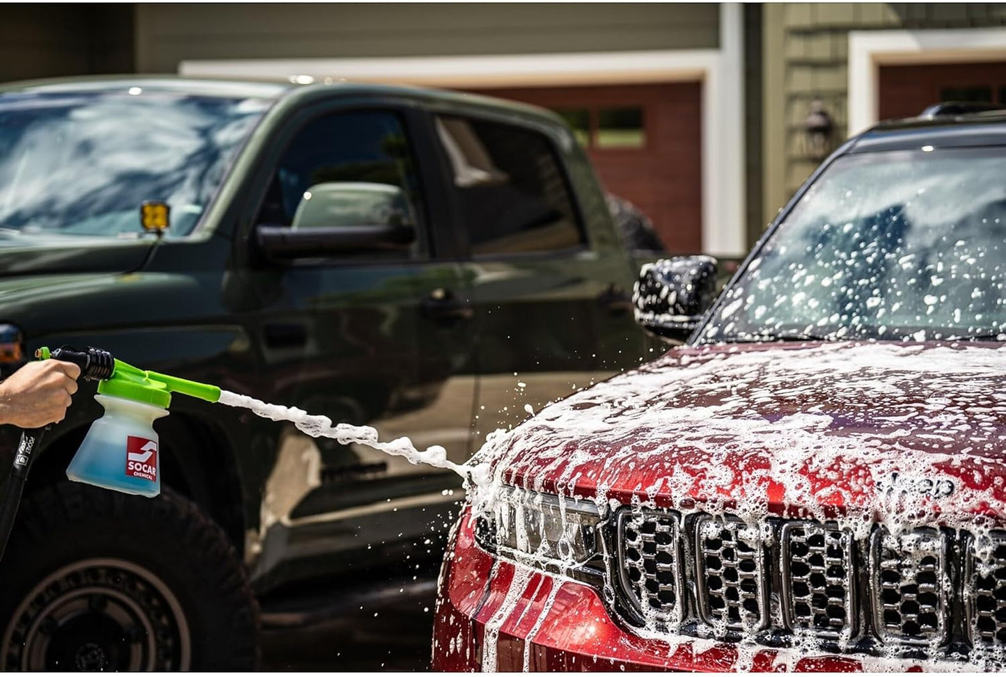 SOCAR Wash N Wax Car Wash Soap - 5 Gal., pH Neutral, Carnauba Wax, Model# SCO-WNW-5