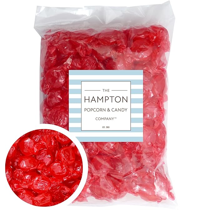 Arcor Cinnamon Discs Hard Candy, 1 Pound Bulk Candy (Approx. 75 pcs.), Cinnamon Candy, Red Candy