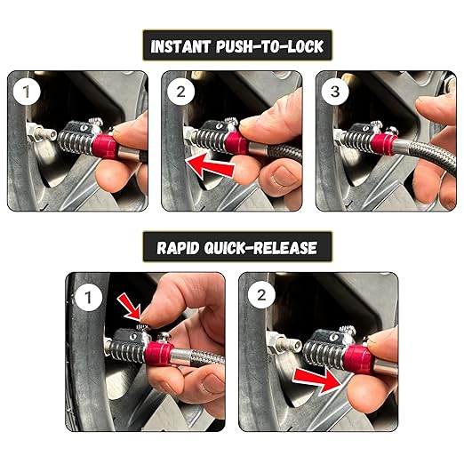 JACO ElitePro-X Low Pressure Tire Gauge with Lightning Chuck (0-15 PSI)