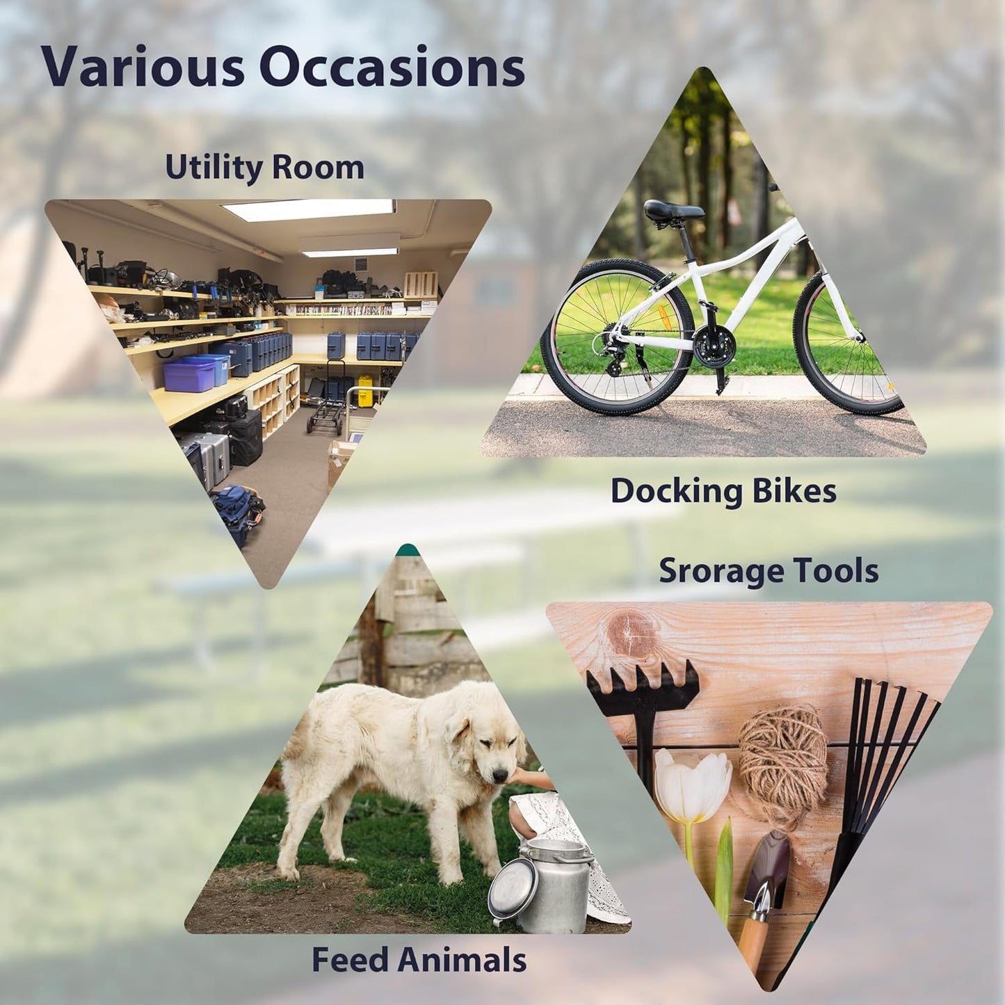 10 x 10 FT Outdoor Storage Shed, Large Metal Tool Sheds with Updated Frame Structure and Lockable Doors, Garden Shed for Backyard Garden Patio Lawn