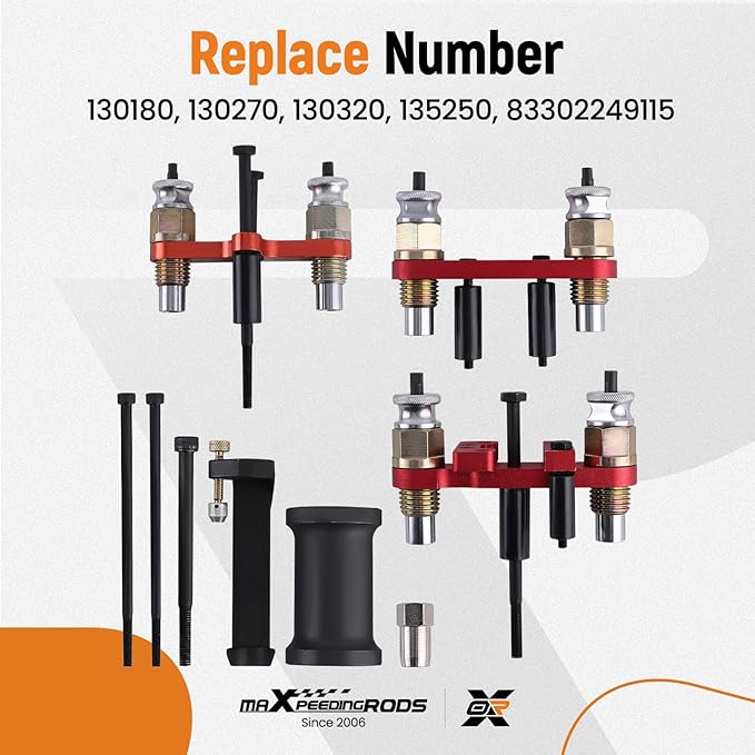 maXpeedingrods Fuel Injector Puller Removal Installer Kit for BMW N20 N26 N43 N47 N51 N52 N53 N54 N55 N57 N63 S63 Engine, Fuel Injector Extractor Slide Hammer Puller Set