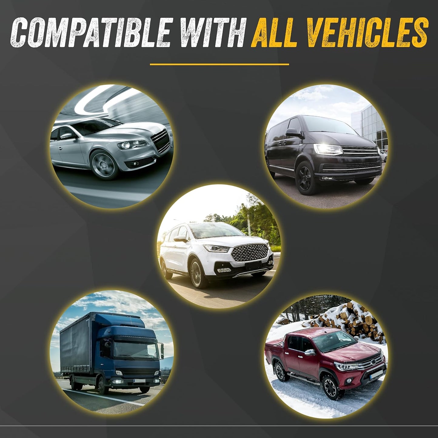 GOODYEAR Heavy Duty Jumper Cables for Car Battery – 2 Gauge 16 ft Booster Cables with Carrying Case for Cars, Trucks, SUVs, Emergency Roadside Kit