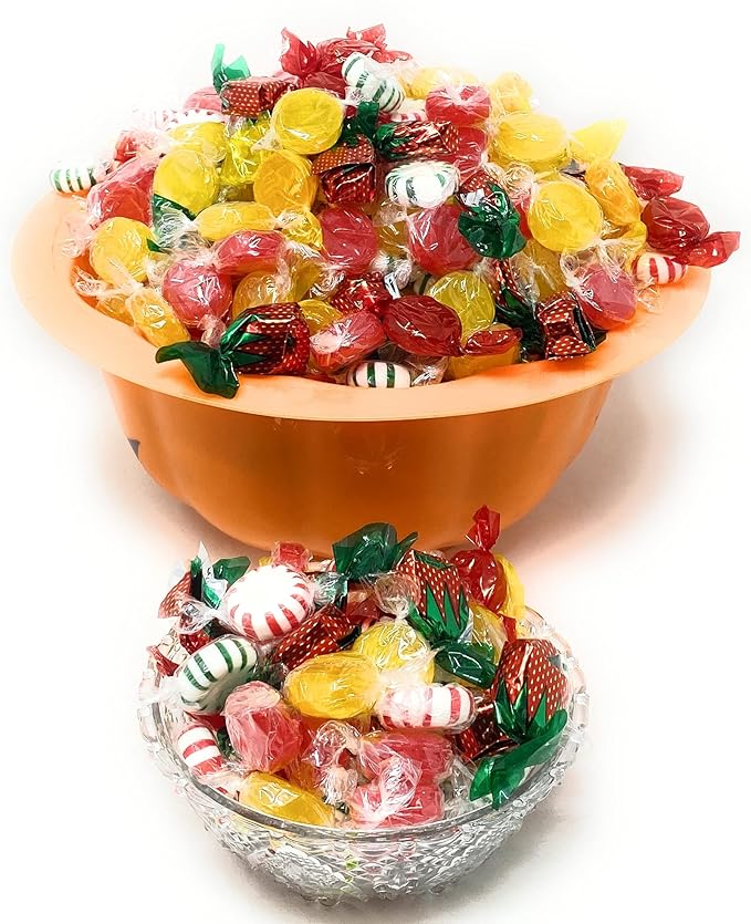 American Favorites Sweets Party Mix Individually Wrapped Hard Candies Bulk Assortment 7 Flavor Variety Pack 6 Lb 450+pcs (96 Oz)