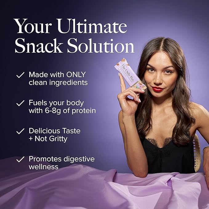 Truvani Plant Based Snack Bars | Chocolate Chip Cookie Dough 1 Pack | 5g Protein | USDA Organic and Vegan | The Only Bar | Dairy, Soy, and Gluten Free | Individually Wrapped