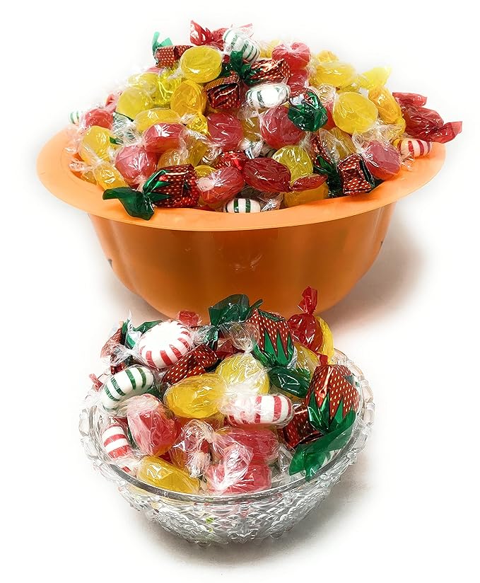 American Favorites Sweets Party Mix Individually Wrapped Hard Candies Bulk Assortment 7 Flavor Variety Pack 6 Lb 450+pcs (96 Oz)